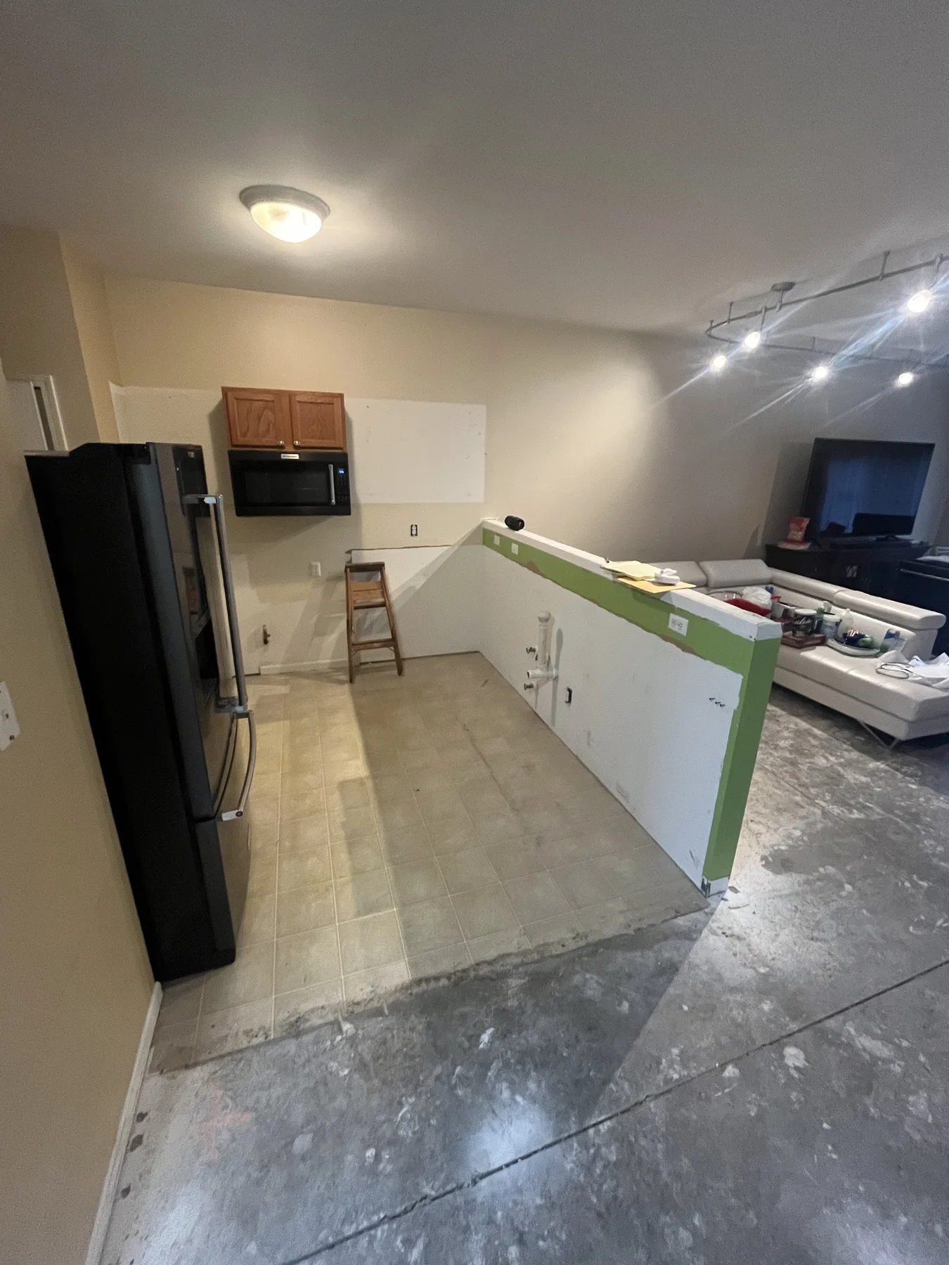 Kitchen prep and protected surfaces